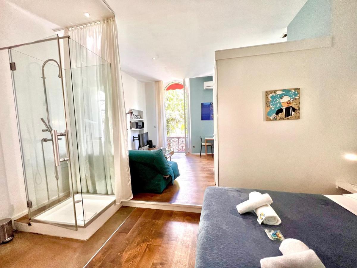 Aparthotel Riviera - Grimaldi Coeur De Ville - Large Studio Ac With Bigger South Terrace - Hyper Centre - Terrasse Esprit Nice Bagian luar foto